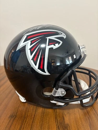Michael Vick Signed Full Size Replica Falcons Helmet Schwartz Certified