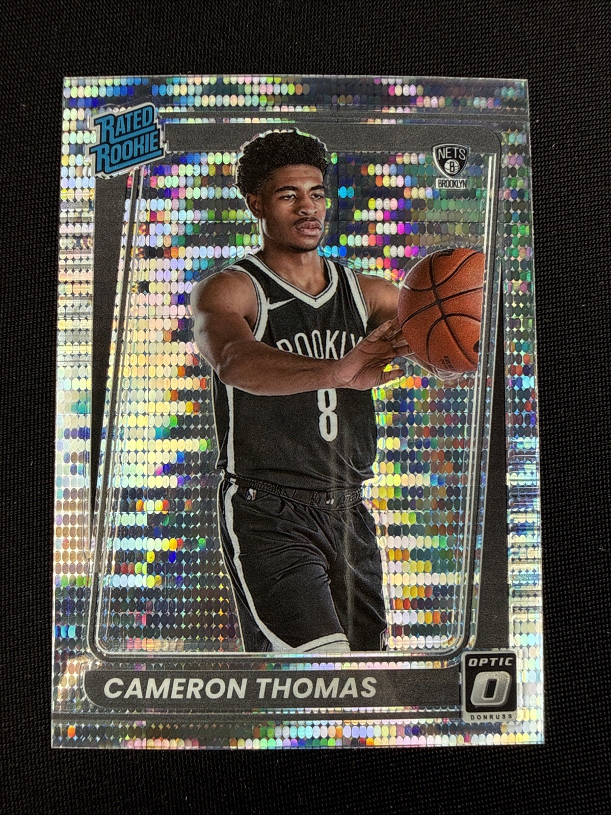 Cameron Thomas Rated Rookie RC 2021-22 Optic Target Box Set Pulsar Prizm #153