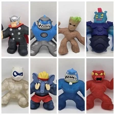 Heroes of Goo Jit Zu Moose Gel Plastic Pellets Squish Anime Toys Stretchy 8 Pcs