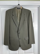 Vintage Burberry 100 Wool Blazer Mens 40 Sport Coat 2 Button 90s Read