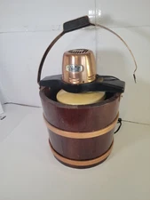Vintage / Antique Proctor Silex Electric Ice Cream Maker Freezer Motor Runs 