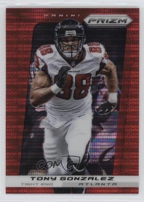 2013 Panini Prizm Target Red Pulsar Prizm Tony Gonzalez #132 HOF 6m7