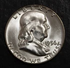 1956 Franklin Half Dollar Choice BU    Lot 4218