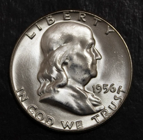 1956 Franklin Half Dollar Choice BU    Lot 4218