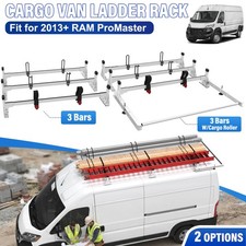 Van Roof Ladder Rack 3bars 3bars With Rear Roller Fit For Ram Promaster 2013 Van Roof Ladder Rack 3bars 3bars With Rear Roller Fit For Ram Promaster 2013