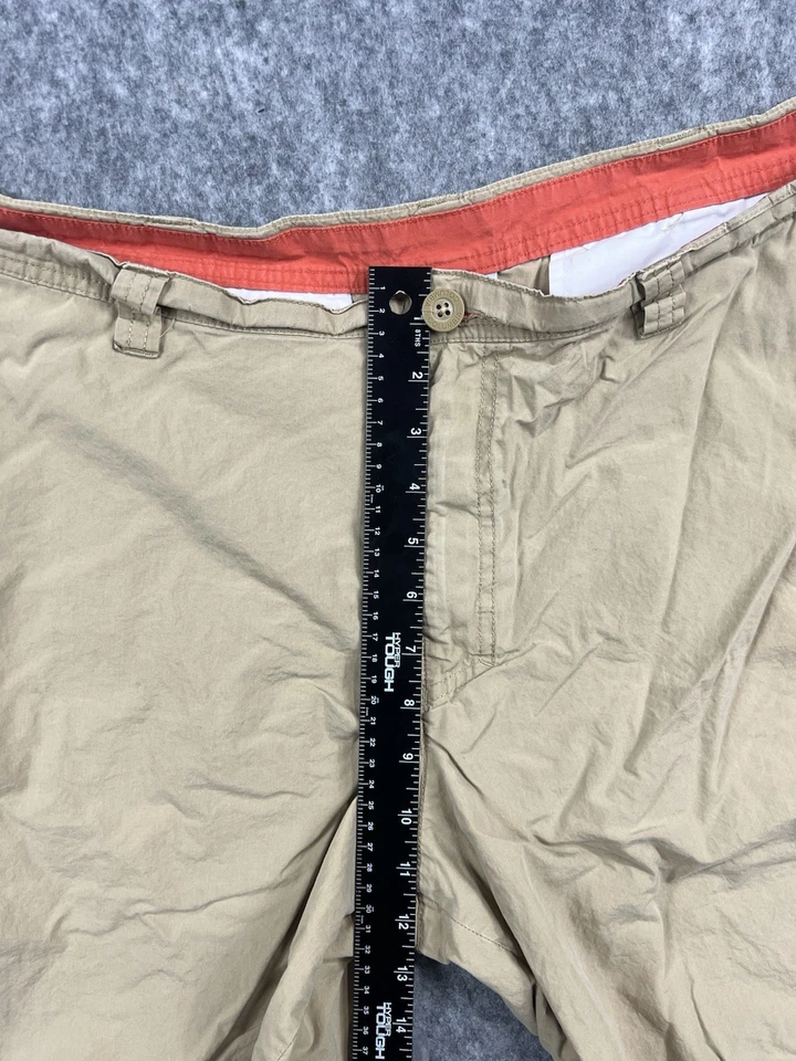 Columbia Men's Flat Front Khaki Shorts Outdoors/Workwear/Utility Comfort Size 40 - Image 4 of 4