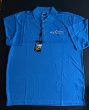 BLUE MOON BREWING COMPANY PEBBLE BEACH PREMIER PERFORMANCE GOLF POLO SHIRT