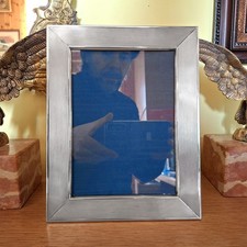 Antica Cornice Portafoto degli anni 40 in Argento 800 massiccio x foto cm 13x18