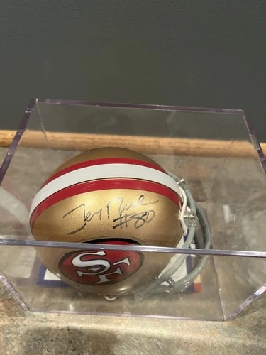 Jerry Rice Autographed 49ers Mini Helmet