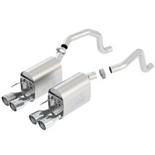 Borla 11812 Atak Stainless Axle Back Exhaust Kit For 2009-13 Corvette C6 6.2l V8