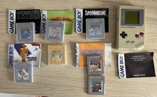 Nintendo Gameboy Original DMG-01 With Popular Game Bundle And Manuals