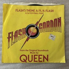 QUEEN Flash Gordon Theme OST Soundtrack Football Fight ELEKTRA E-47092 45 RPM 7