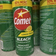 Lot Of 2 Comet Cleanser With Bleach 50 More 21 Oz Scratch Cleaner Free Shipping