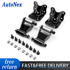 2pcs Rear Leaf Spring Rear Hanger Bracket And Shackle Kit For Ford Ranger Mazda 2pcs Rear Leaf Spring Rear Hanger Bracket And Shackle Kit For Ford Ranger Mazda