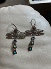 CODY Sanderson for Relios 925, Gemstones,  dragonfly earrings, EUC — photo 2