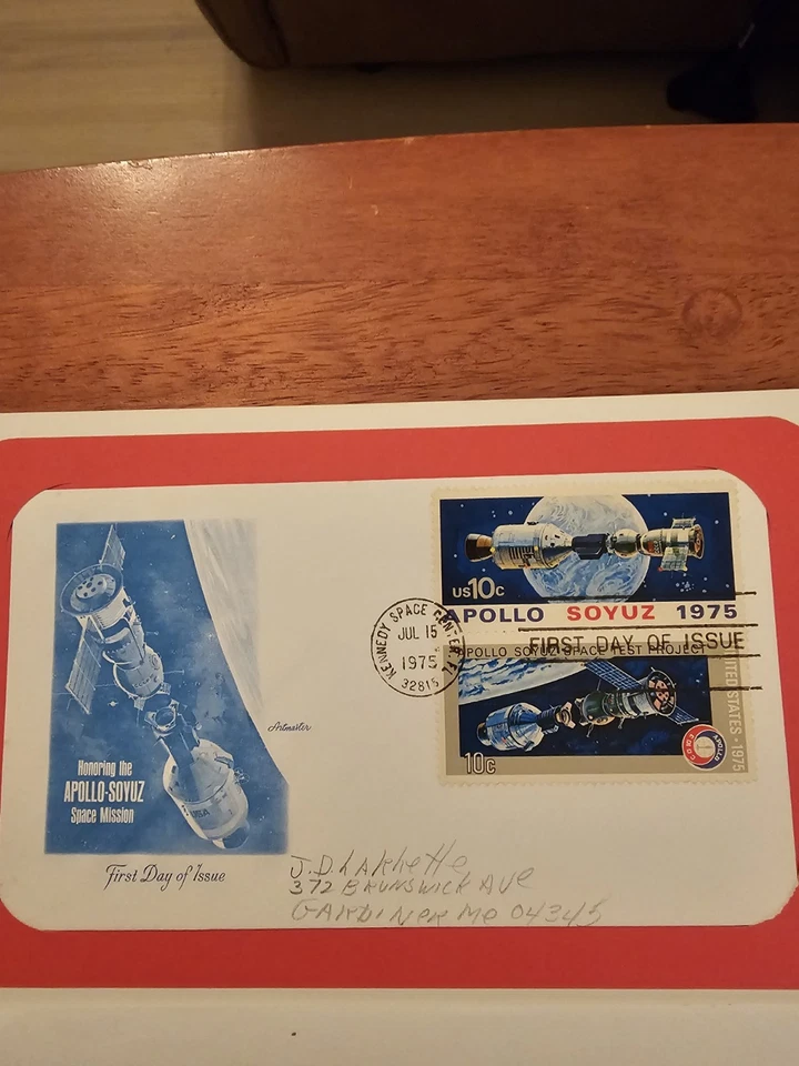 US-Russia Joint Space Mission FDC Dual Cancel 7-15-75 & 5-29-92 - Image 3 of 3