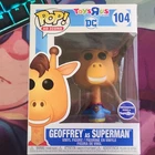 Funko Pop! Ad Icons Geoffrey as Superman #104 Vinyl Figure Toys R Us Exclusive