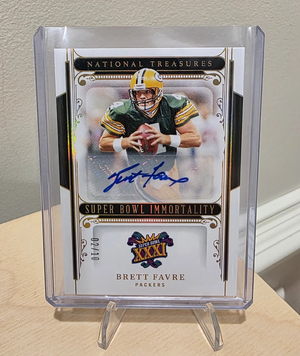NFL Brett Favre サインカード Brett Favre Football Serial Numbered Sports Trading Cards