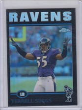 2004 Terrell Suggs Topps Chrome BLACK REFRACTOR Parallel /100 - #29 Ravens