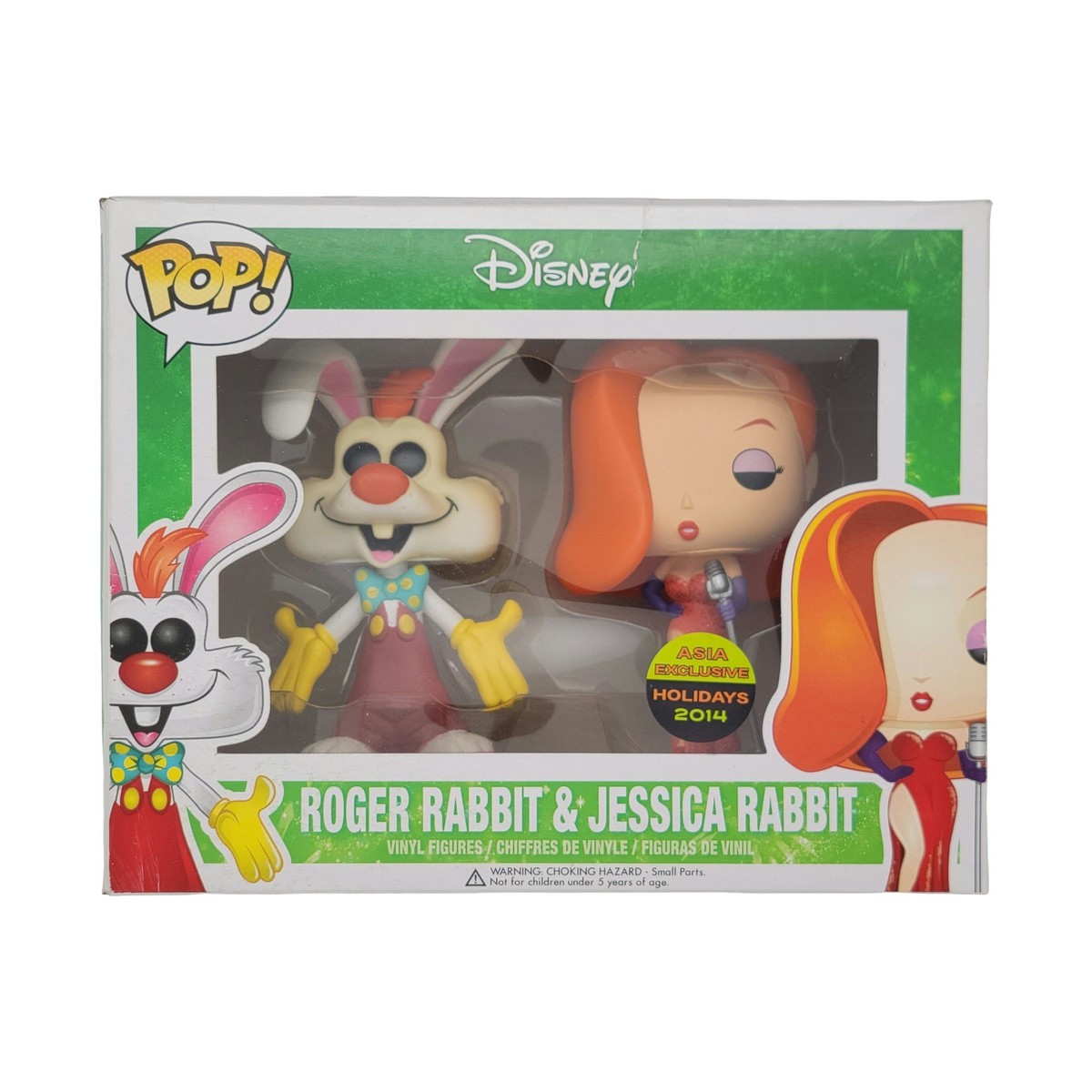 Funko Pop Disney 2-Pack Roger Rabbit & Jessica Rabbit 2014 Asia