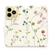 HandyhüLle Mit Klappe FüR Realme C61 Mobiwear Case Flip Cover Etui Feldblumen