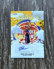 2025 Topps Chrome Ron Holland Gold Geometric Sky Write Signatures 32/50