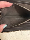 Gucci Brown/Black GG Monogram Zip-Around Wallet with Gold-Tone Double G Logo — photo 7