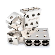 Pair ILL Customz Battery Terminals 0 Gauge 6 Input SAE Top Post Clamp
