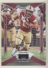 2020 Panini Chronicles Draft Picks Playoff Goal Line AJ Dillon #20 08x2