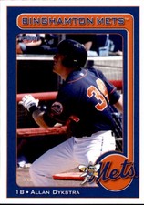 2011 Binghamton Mets Choice #9 Allan Dykstra San Diego California Baseball Card