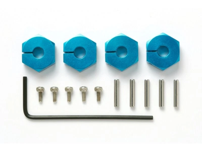 Tamiya 53823 RC Aluminum 5mm Think Clamp Type Wheel Hub Set For 1/10 Touring Car - Image 2 of 2