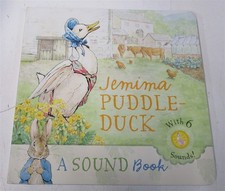 BOOK Jemima Puddle-Duck by Beatrix Potter Sound Book NEW batteries not included