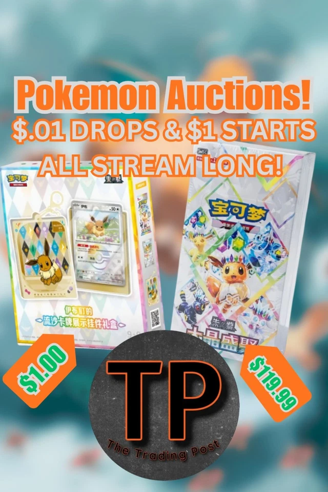 $1 Start Pokemon Auctions | Packs, Bundles, Boxes w/ Jake