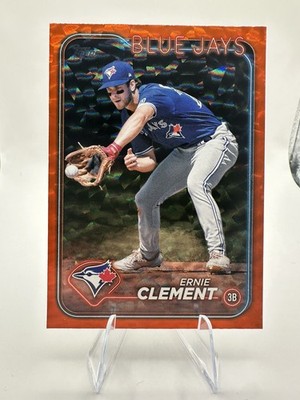 2024 Topps Update Ernie Clement Orange Foil 236/299  #US344