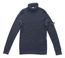 Stone Island men's wool sweater 7715552C2.V0065, anthracite gray, size XL