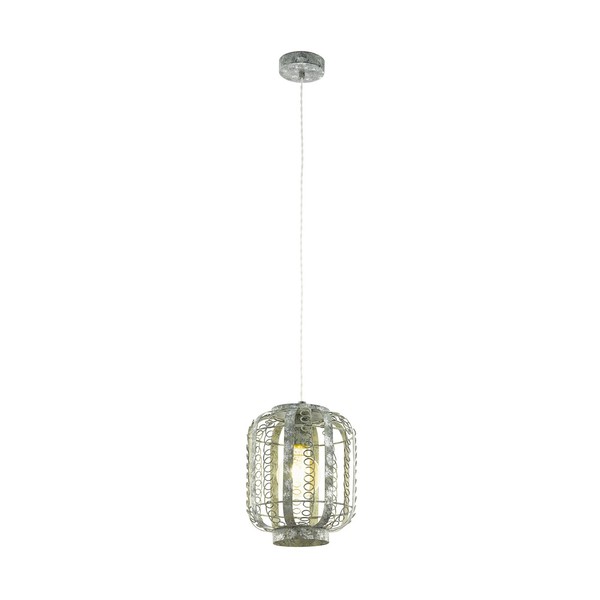 HäNgelampe Pendelleuchte Esstisch Stahl In Creme-Gold E27 Fassung-image