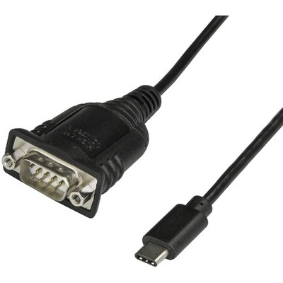 StarTech.com USB C to Serial Adapter Cable 16'' (40cm) - USB Type C to RS232 (DB9