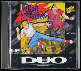 Riot Zone &bull;TurboGrafx-16 CD &bull; SEALED &bull; WATA 9.8 A++ &bull; Rare Beat 'Em Up &bull; VGA CGC