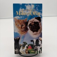 The Adventures of Milo and Otis Vhs, slipcover case VG condition- tested.