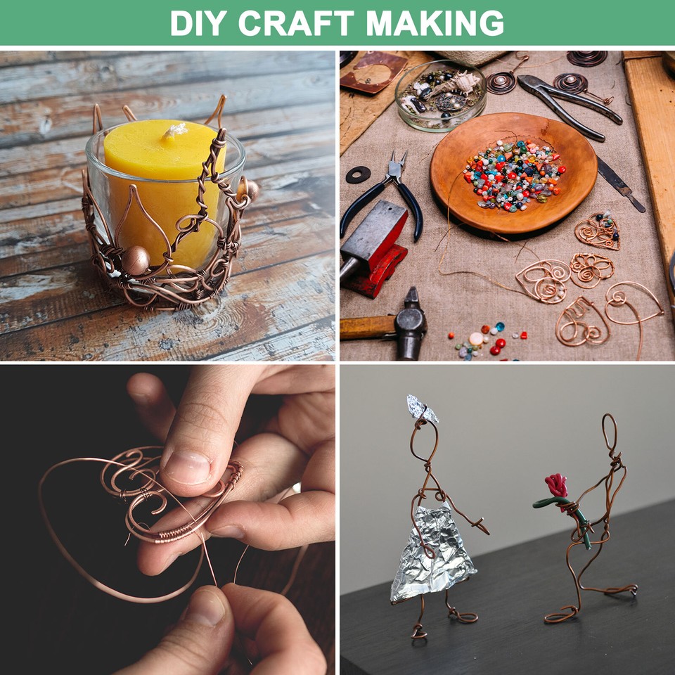 99.9 Soft Copper Wire, 13 Gauge 16FT Pure Copper Wire Craft Wire [1