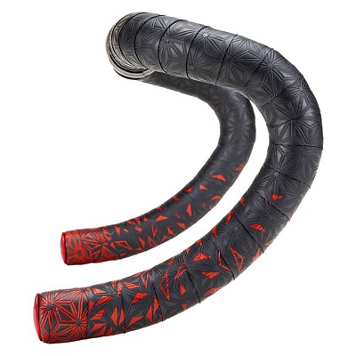 Supacaz Super Sticky Kush Star Fade Red Bar Tape Grip Wrap - Brand Direct