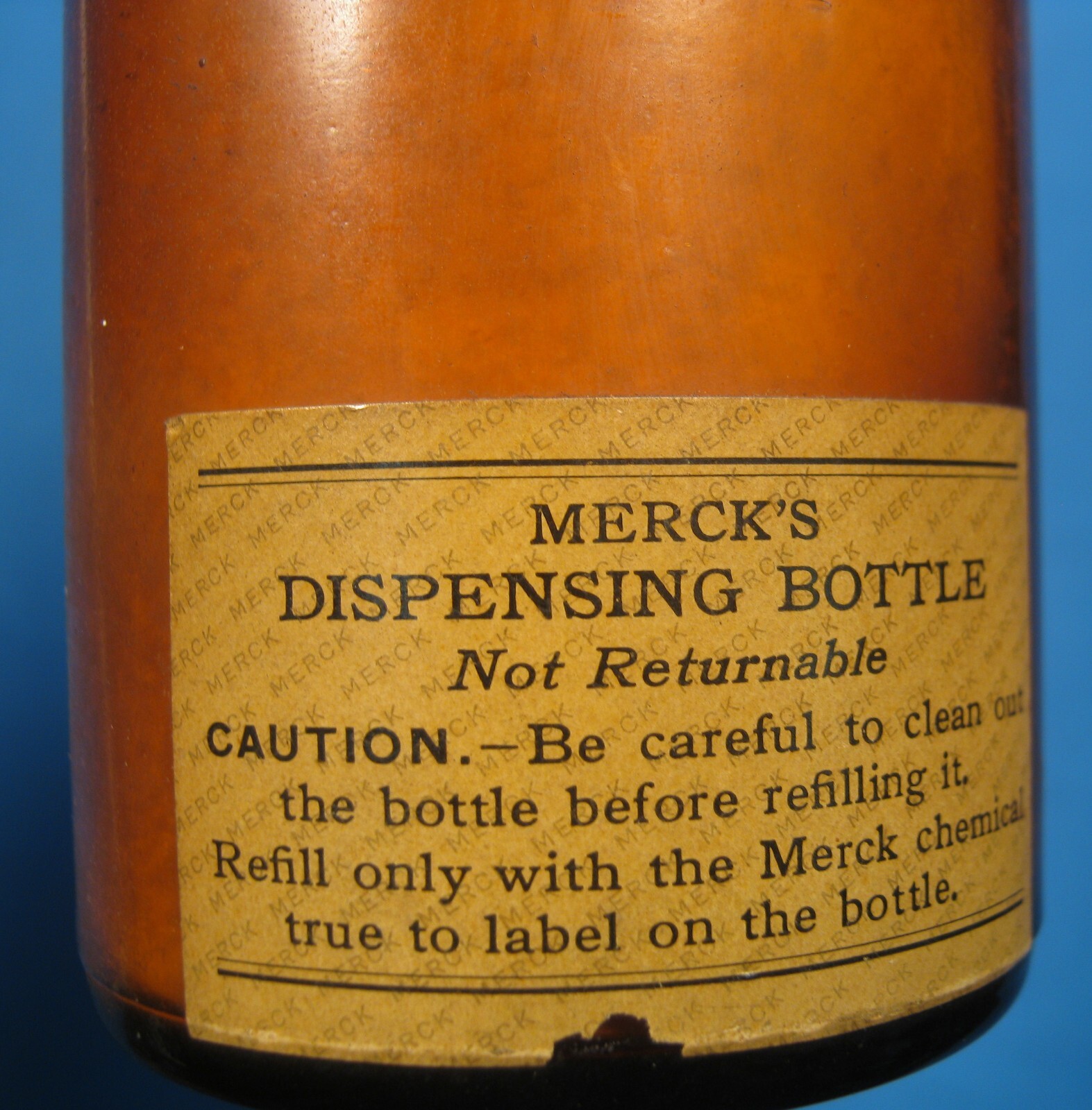 VINTAGE MERCK ACETANILID FREE SHIPPING     B