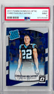 2017 Panini Donruss Optic CHRISTIAN MCCAFFREY Rookie PSA 9 | eBay
