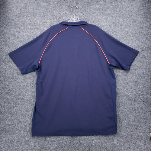 Alo Polo Shirt Mens 2XL Blue Cool Fit Short Sleeve Collared Athletic Golf - Picture 14 of 17