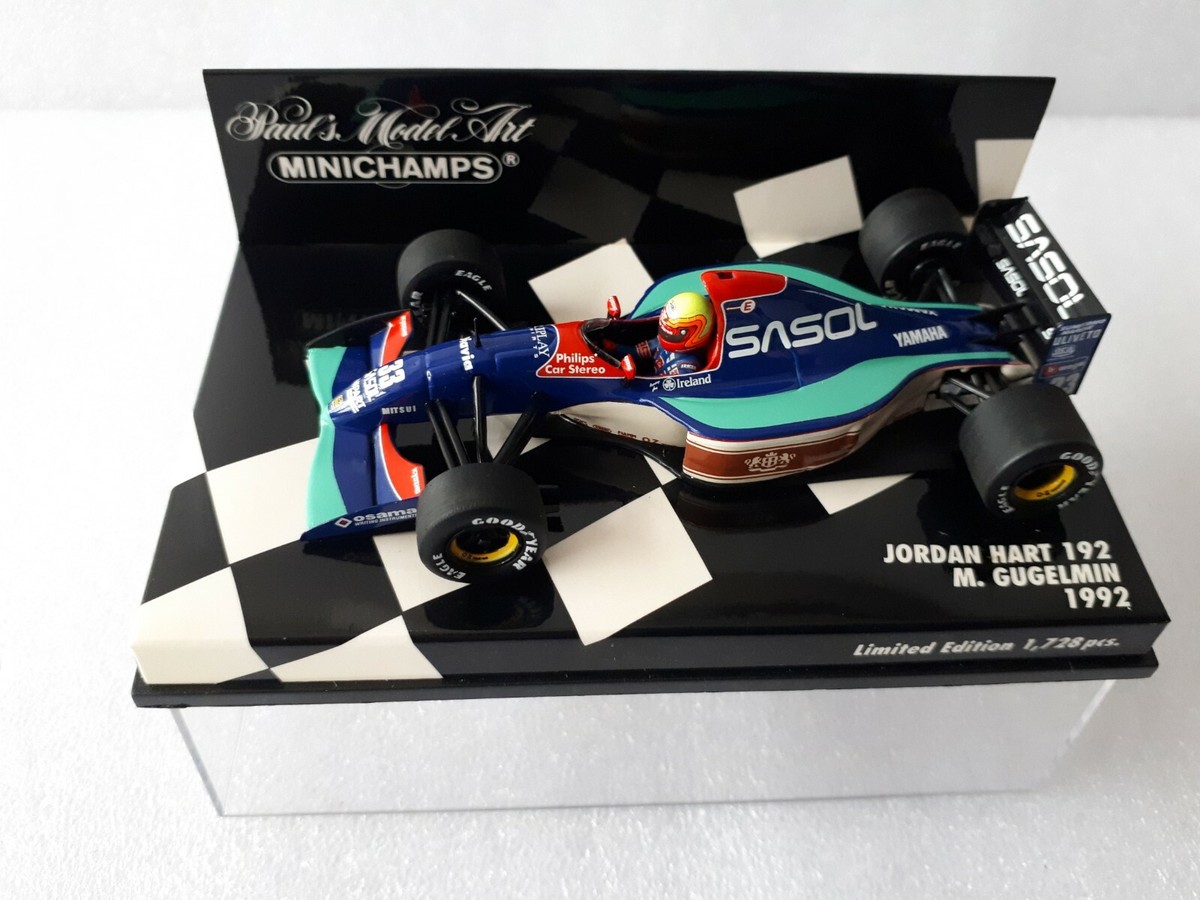ミニカー MINICHAMPS Jordan 192 M. Gugelmin 1992 Minichamps Jordan Hart 192 1992 - Mauricio Gugelmin 1/43
