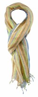 Tigertie Designer Schal In GrüN Blau Grau Beige Orange Gelb Gestreift