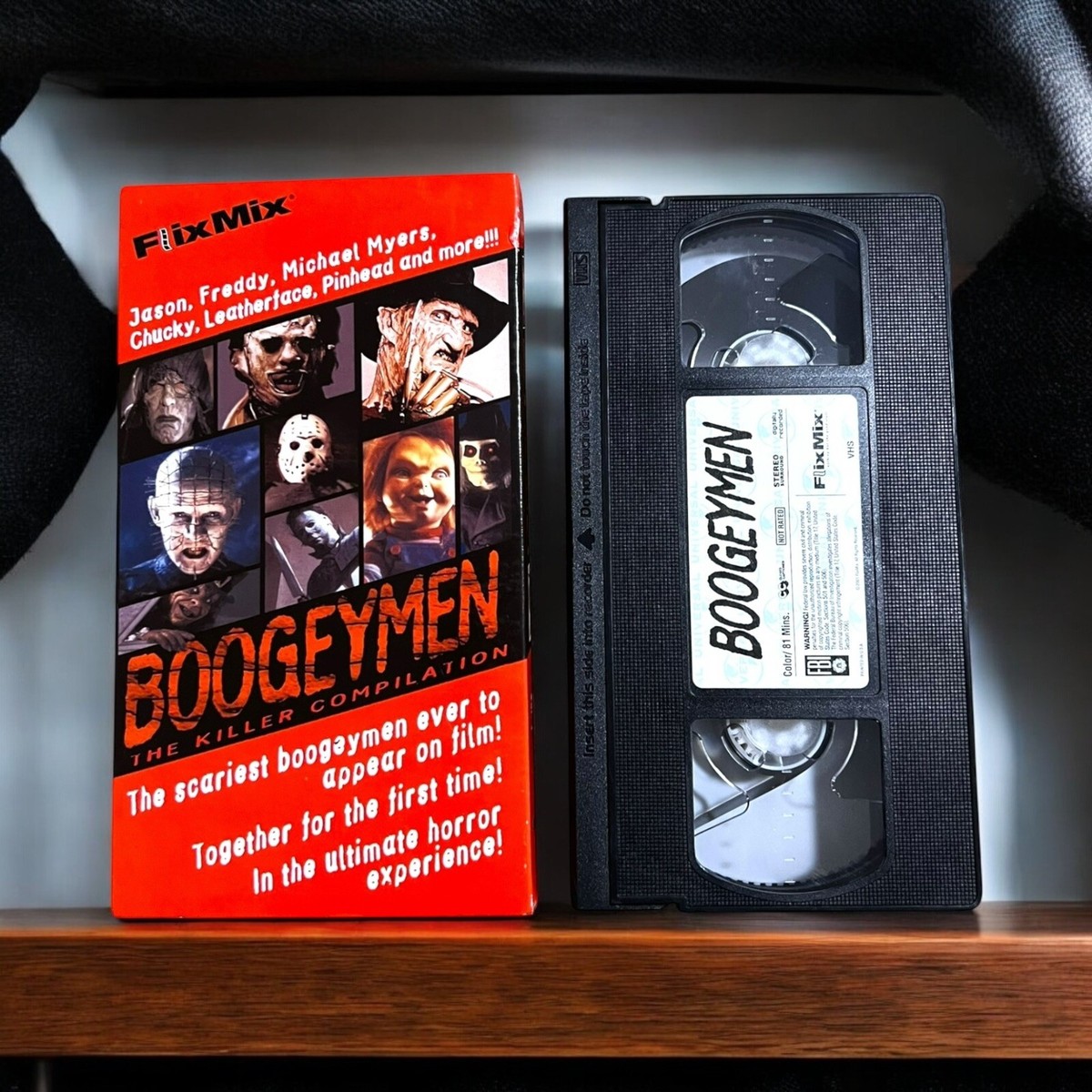 Boogeymen The Killer Compliation VHS Tape 2001 Flix Mix Horror