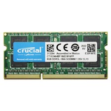 Crucial 8GB 1866MHz DDR3L PC3L-14900 SODIMM 204-Pin 1.35V RAM Laptop Memory DDR3