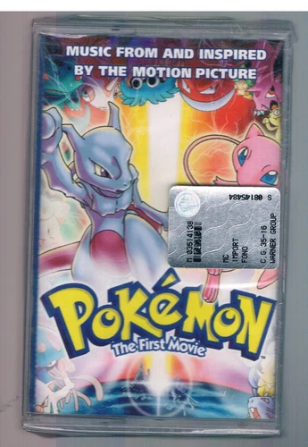 POKEMON THE FIRST MOVIE OST  MC K7 MUSICASSETTA NUOVA SIGILLATA!!!