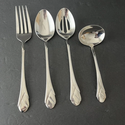 Mikasa SWEET PEA Gerald Patrick Serving Pieces -Ladle/Spoon/Slot Spoon/Meat Fork